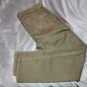 NWOT Banana Republic olive green sloan cargo chino pants size 8L
